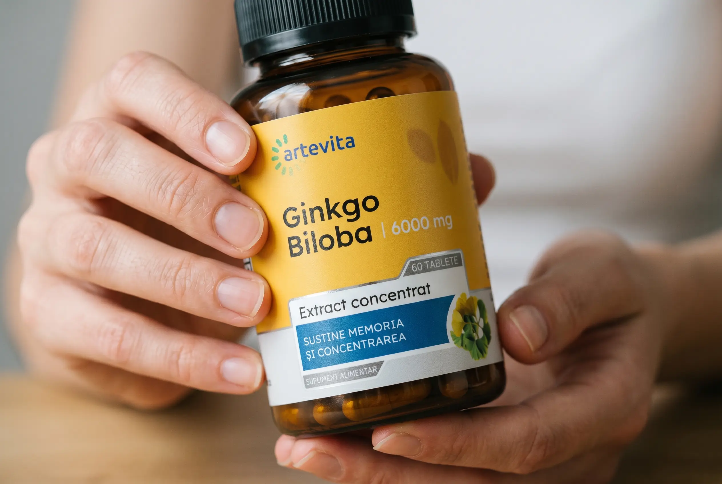 Ginkgo Biloba — Susține memoria și concentrarea