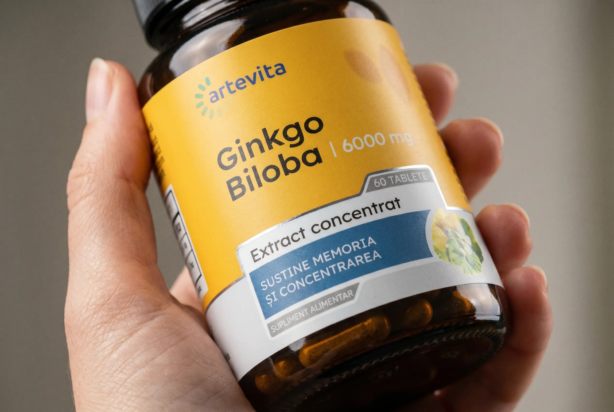 Ginkgo Biloba — Susține memoria și concentrarea