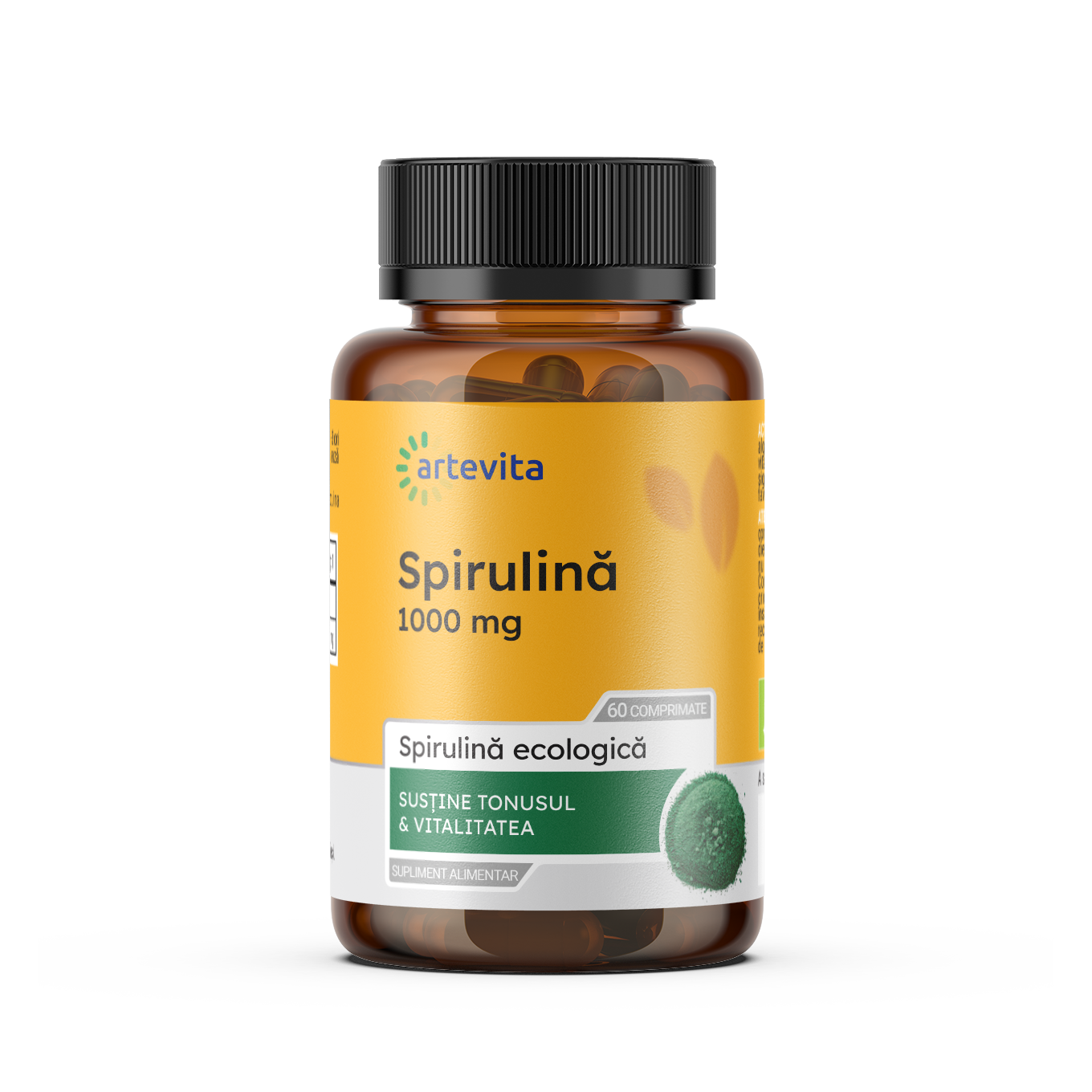 Spirulină ecologică — Susține tonusul & vitalitatea