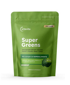 Super Greens — Energie, reducerea stresului & claritate mentală · Fără zahăr