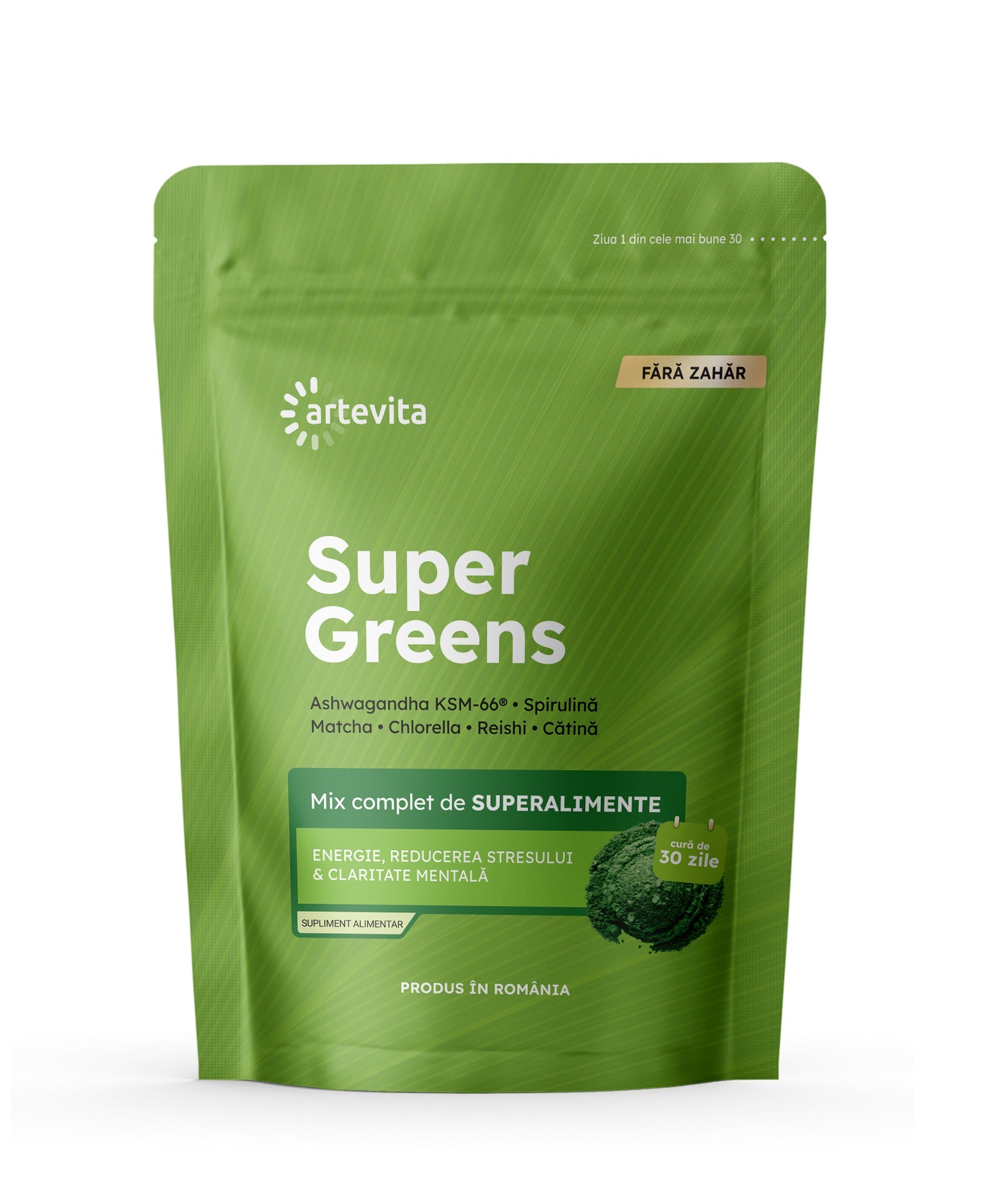 Super Greens — cura de 3 luni (3 × 300 g)