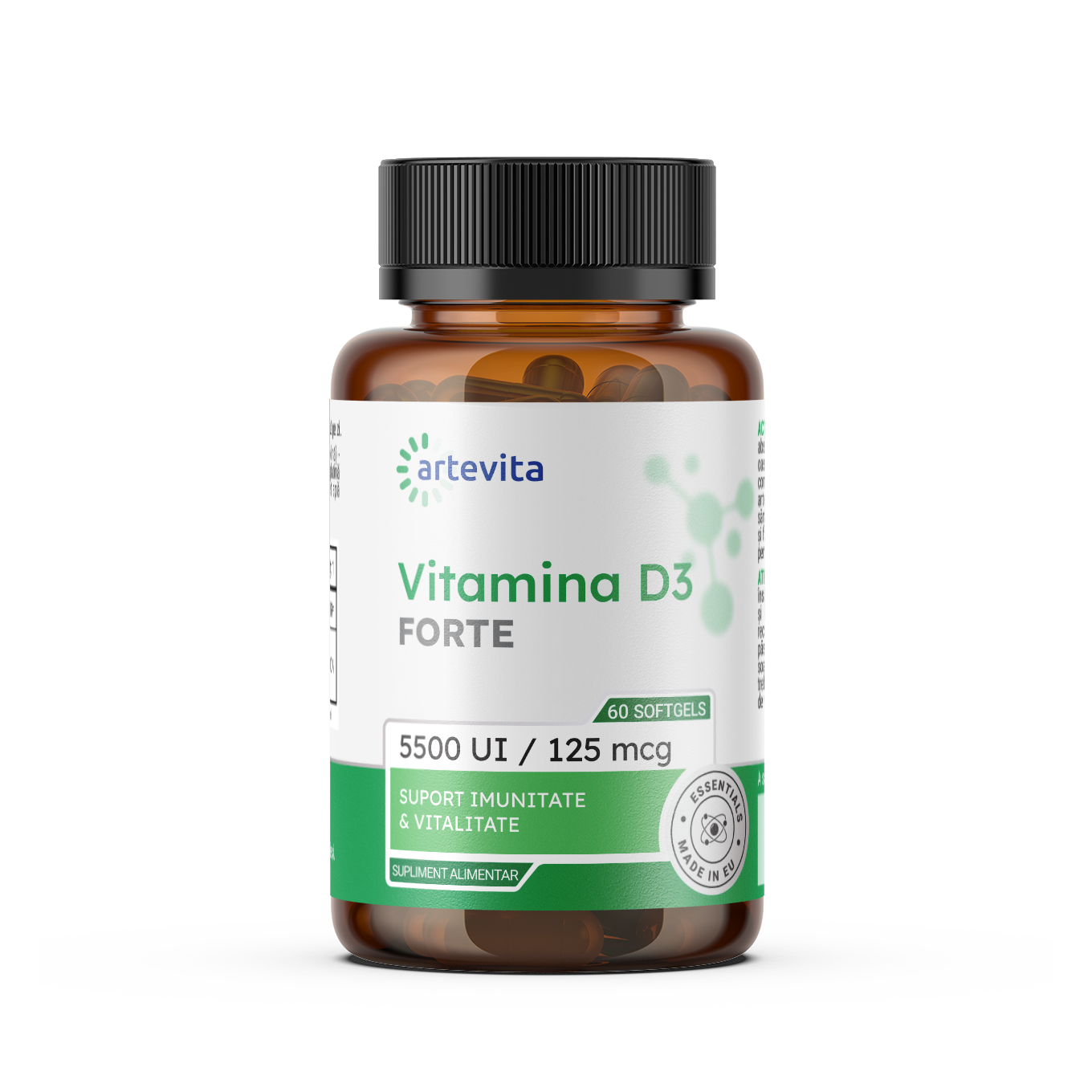 Pachet Fundația Zilnică — multivitamine, vitamina D3 și Omega 3 — Vitamina D3 Forte
