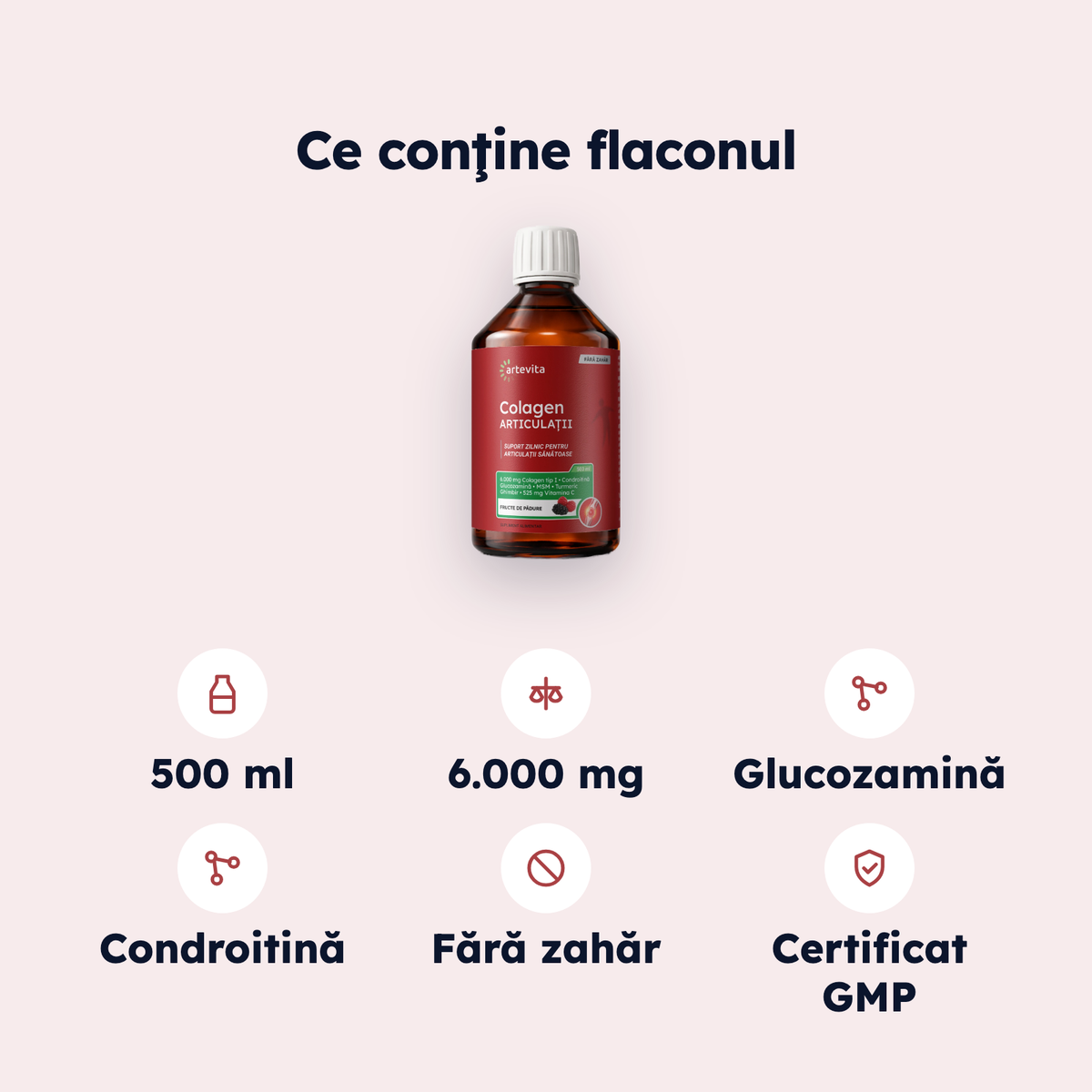 Colagen ARTICULAȚII — specificaţii şi conţinut