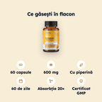 Curcumin + Piper Negru — specificaţii şi conţinut