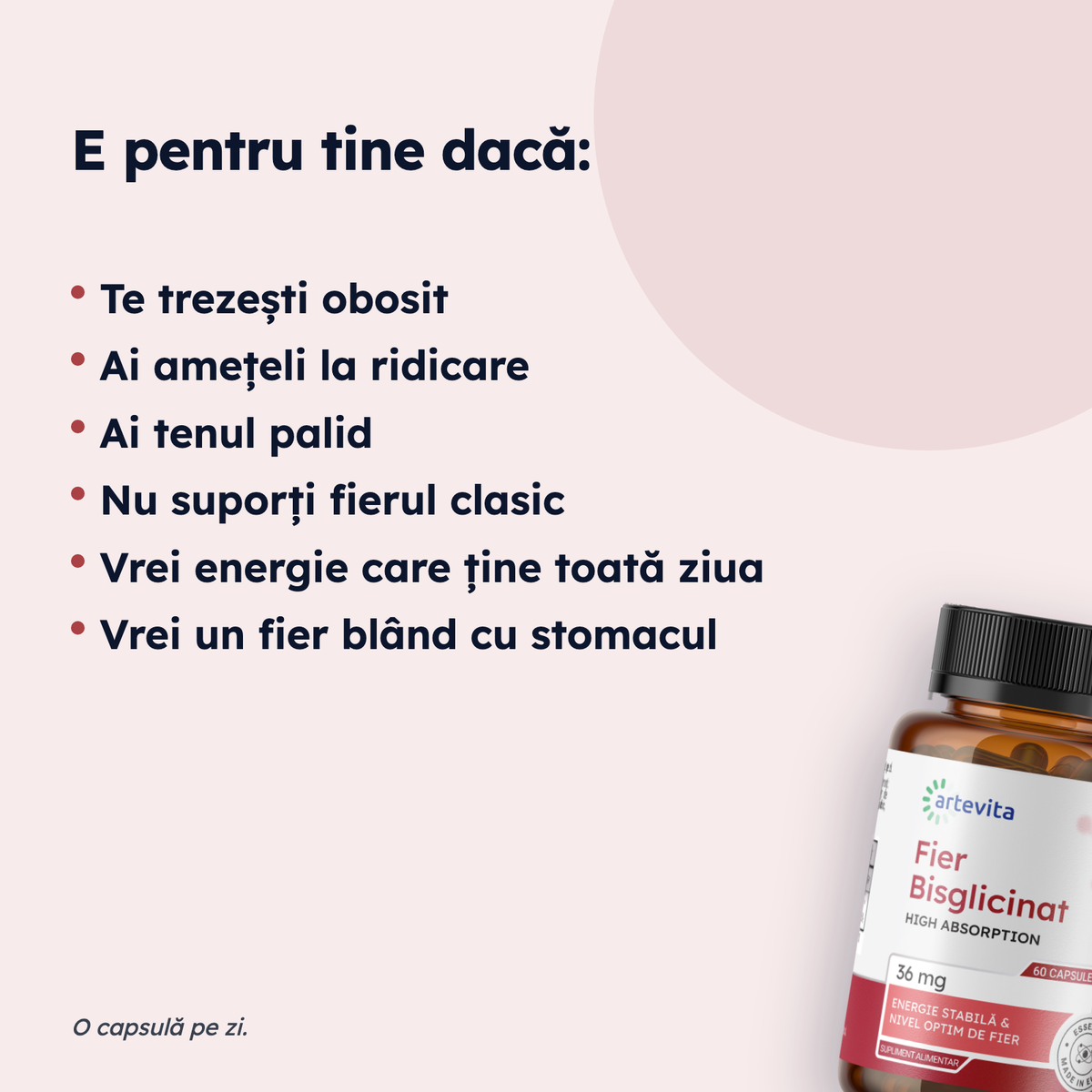Fier Bisglicinat — pentru cine este potrivit