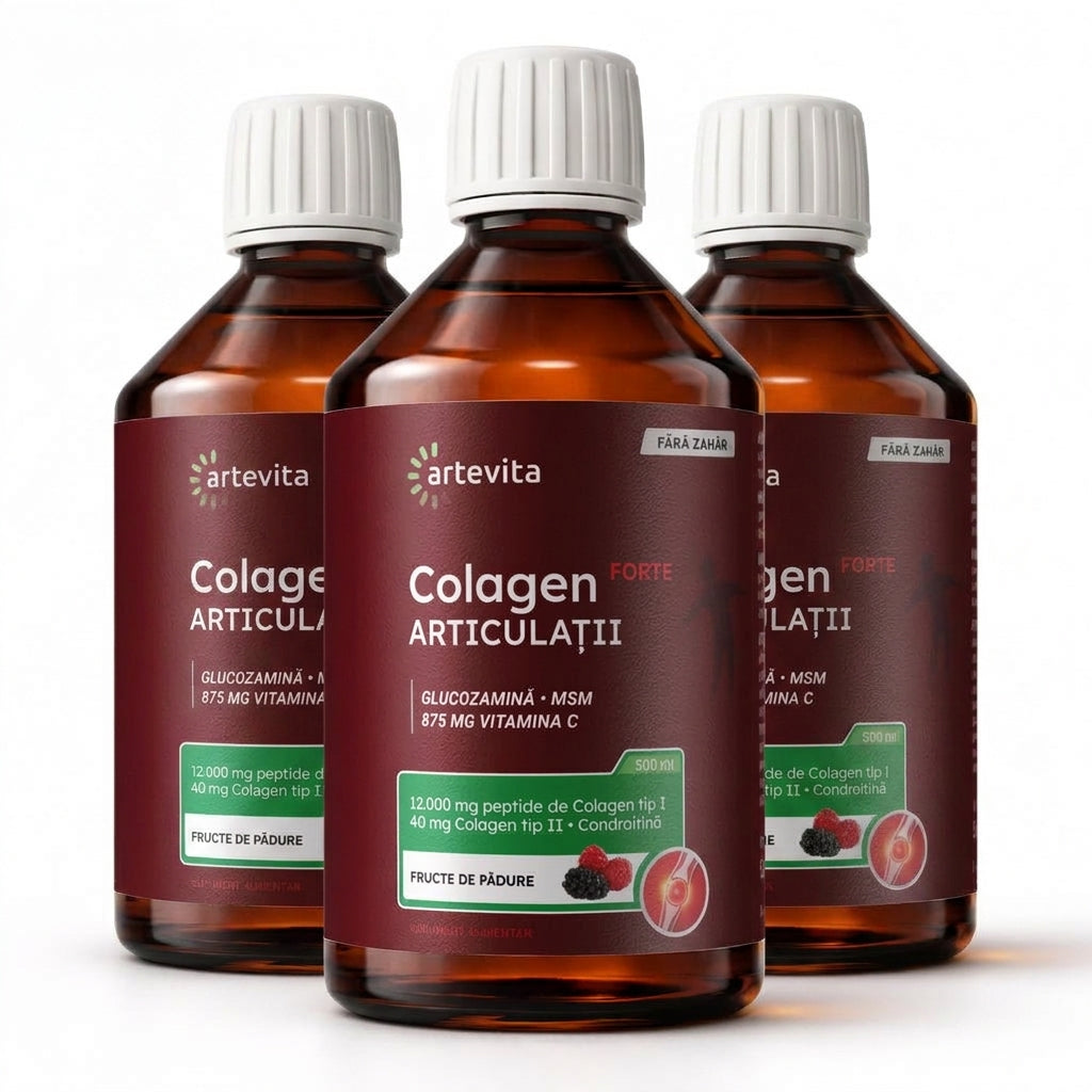 Pachet FORTE Colagen 2+1 Gratis — cură de 60 de zile — Artevita