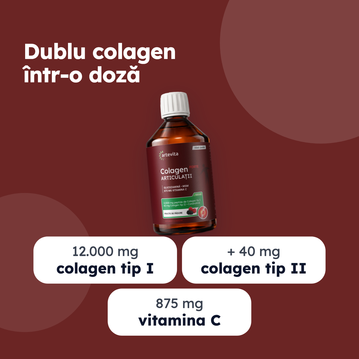 FORTE Colagen ARTICULAȚII — beneficii principale