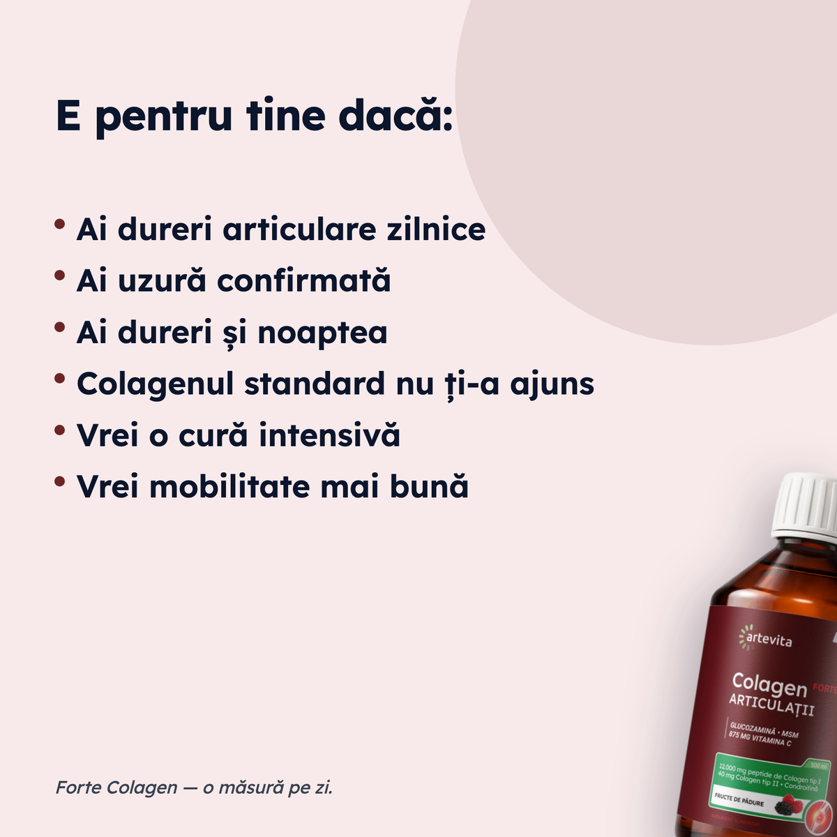 FORTE Colagen ARTICULAȚII — pentru cine este potrivit