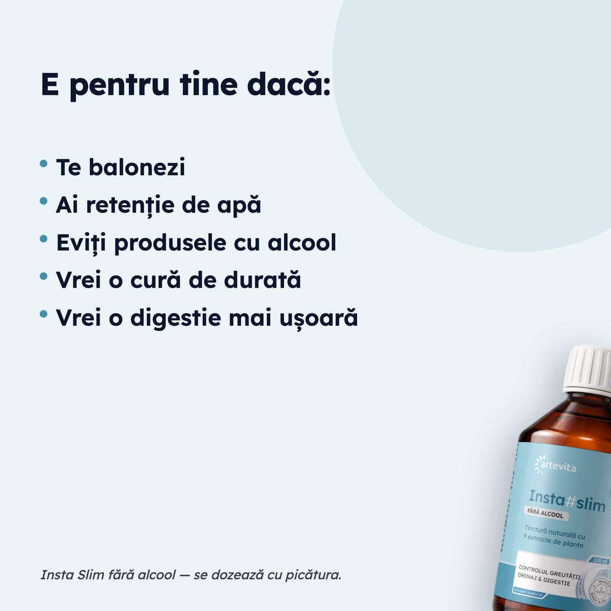 Insta#slim FĂRĂ ALCOOL — pentru cine este potrivit