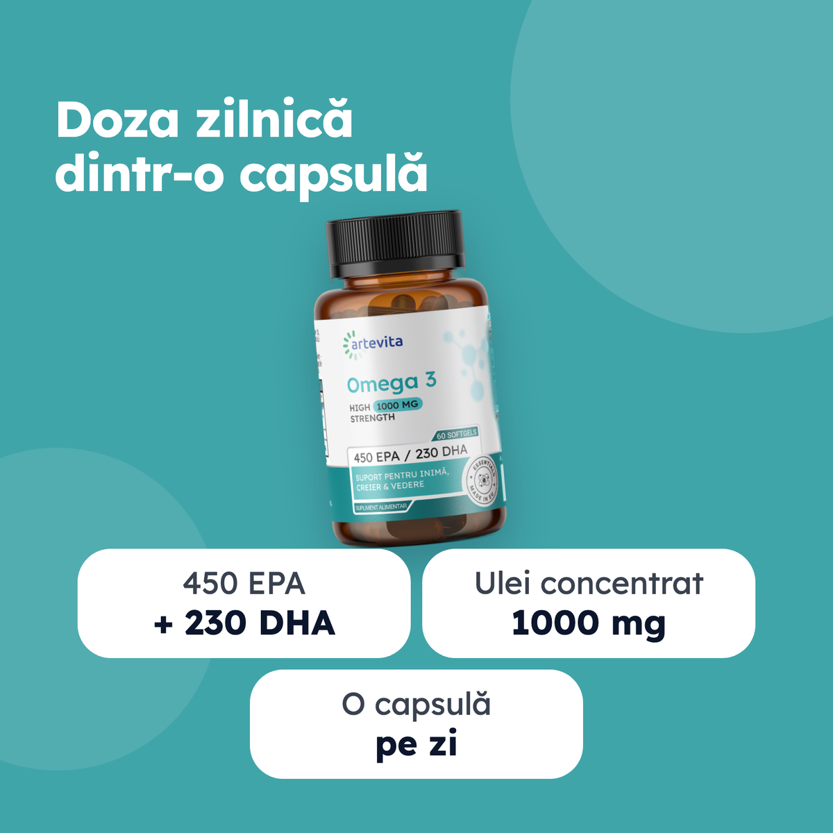 Omega 3 — beneficii principale