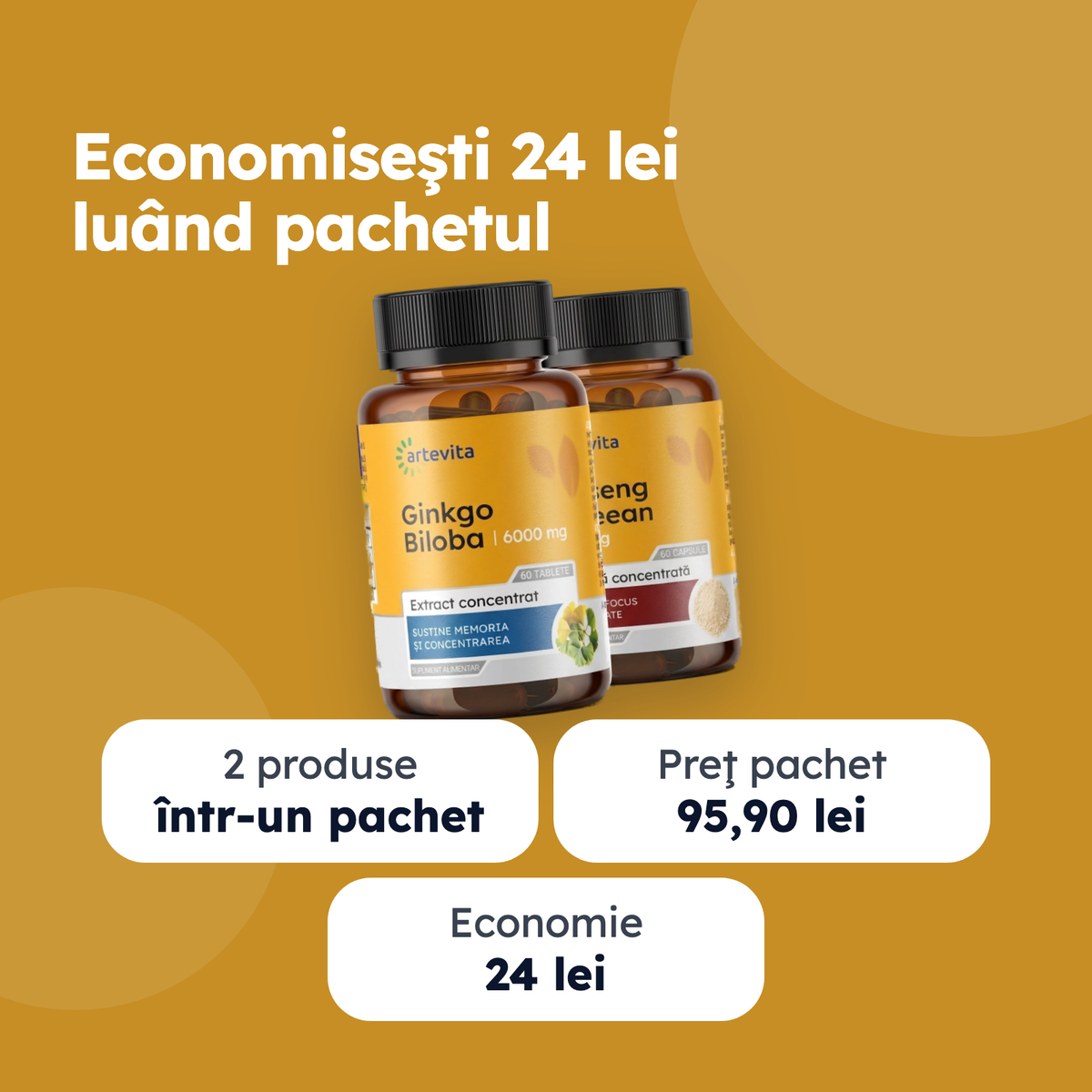 Pachet Focus și Memorie — beneficii principale