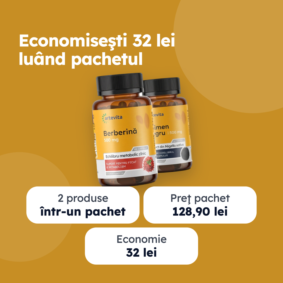 Pachet Metabolic — beneficii principale