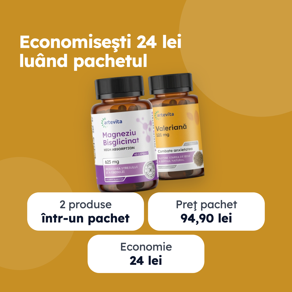 Pachet Somn și Echilibru — beneficii principale
