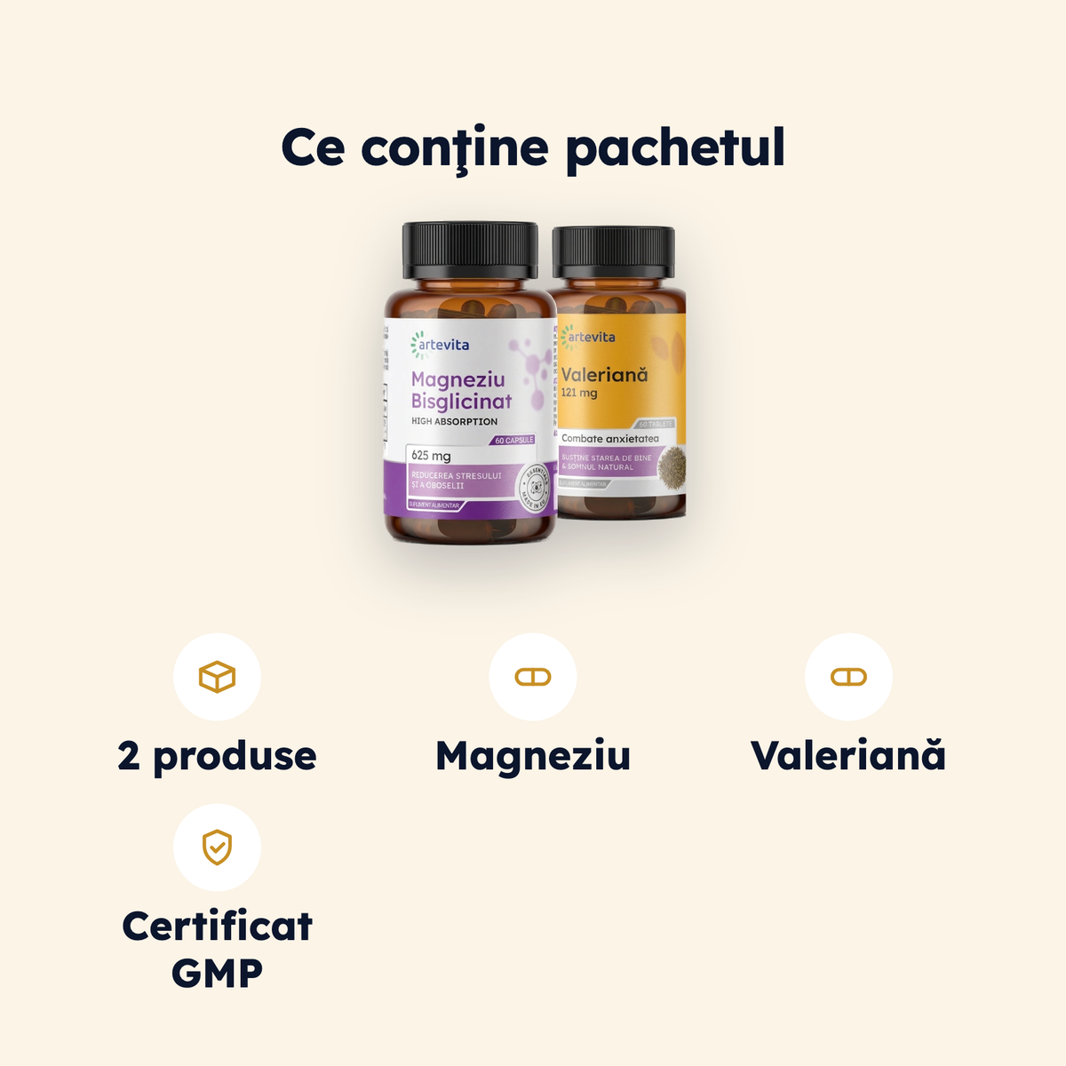 Pachet Somn și Echilibru — specificaţii şi conţinut