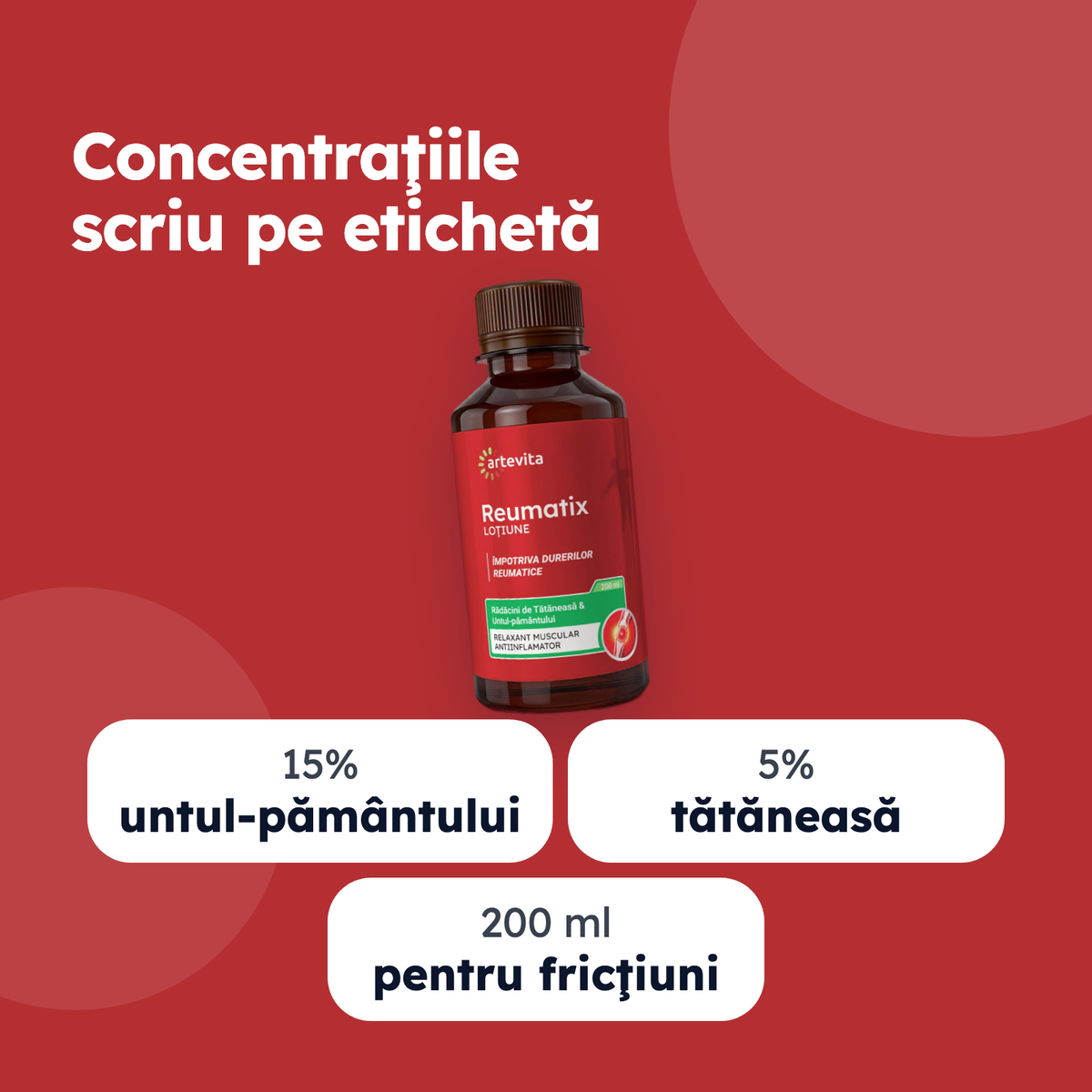 Reumatix Loțiune — beneficii principale