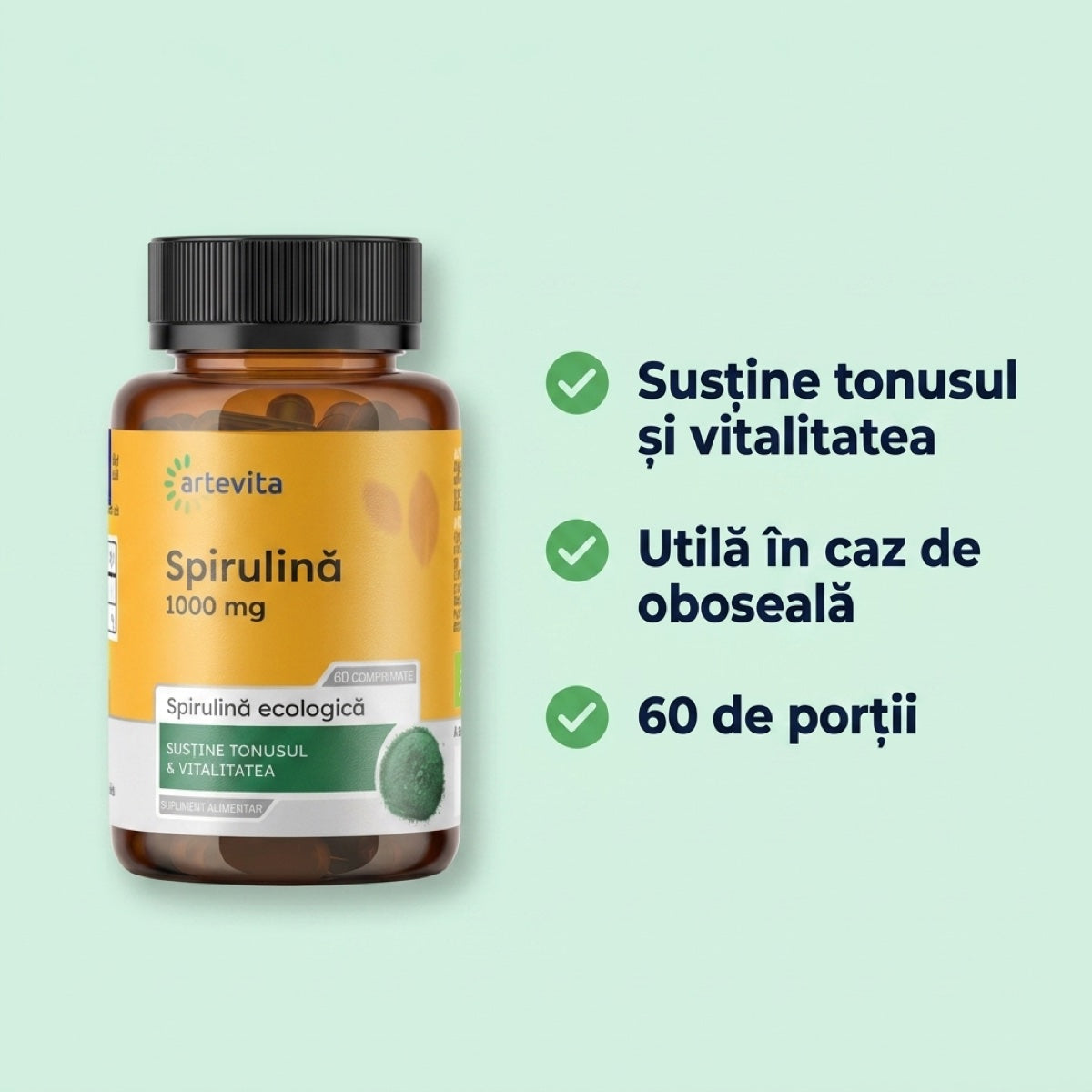 Spirulină ecologică — spirulina ecologica beneficii