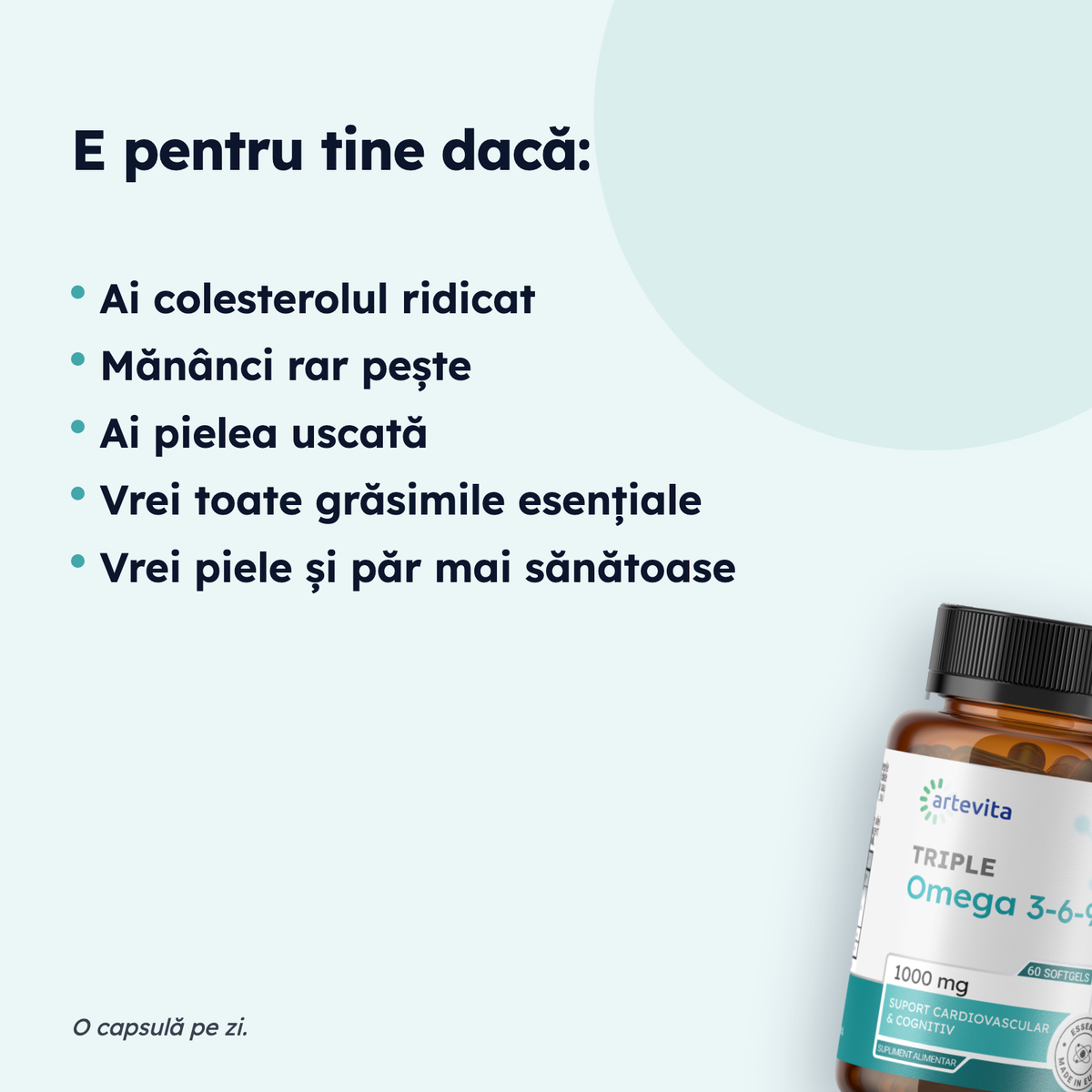 Triple Omega 3-6-9 — pentru cine este potrivit