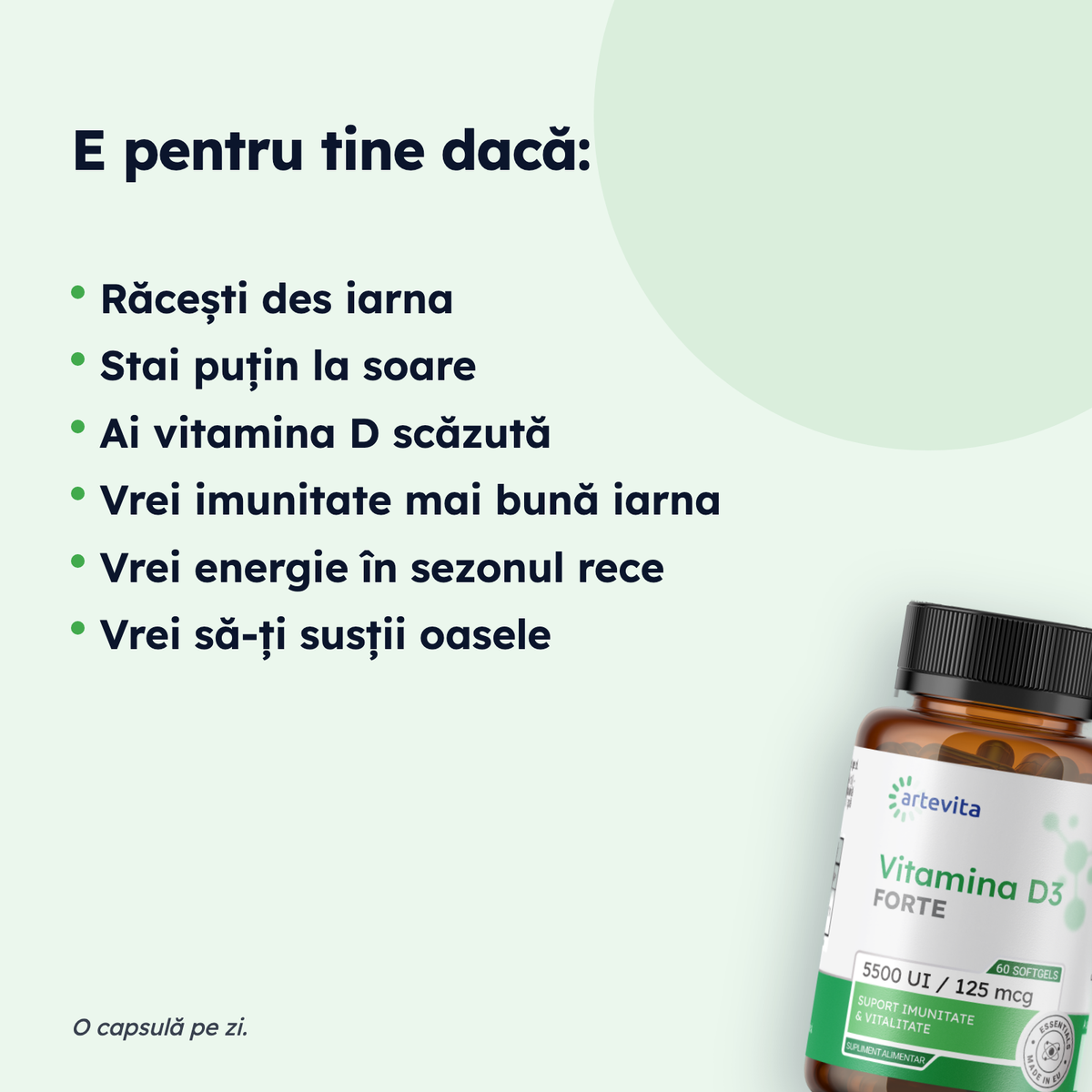 Vitamina D3 Forte — pentru cine este potrivit
