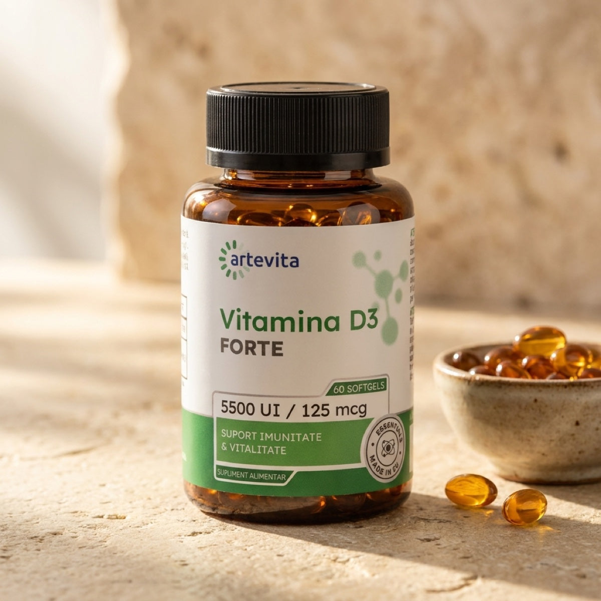 Vitamina D3 Forte — vitamina d3 forte textura